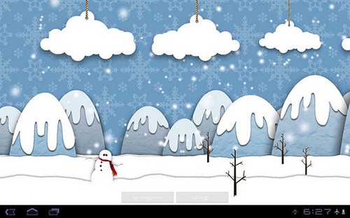 La captura de pantalla Samsung: Paralaje de invierno  para celular y tableta.