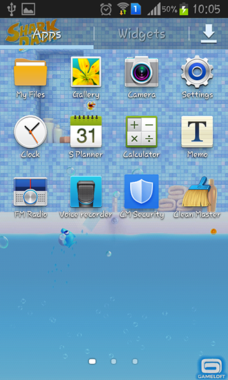 La captura de pantalla Lanzamiento del tiburón  para celular y tableta.
