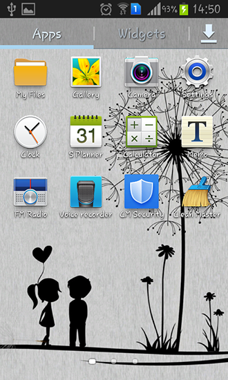 La captura de pantalla Amor simple para celular y tableta.