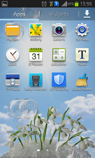 La captura de pantalla Campanilla de invierno para celular y tableta.