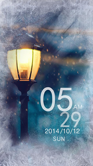 La captura de pantalla Noche nevada para celular y tableta.
