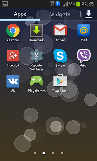 La captura de pantalla Burbujas de jabón  para celular y tableta.