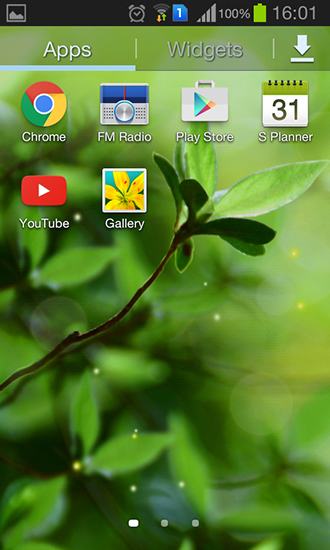 La captura de pantalla Brotes de primavera para celular y tableta.