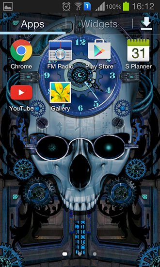 La captura de pantalla Reloj de Steampunk para celular y tableta.