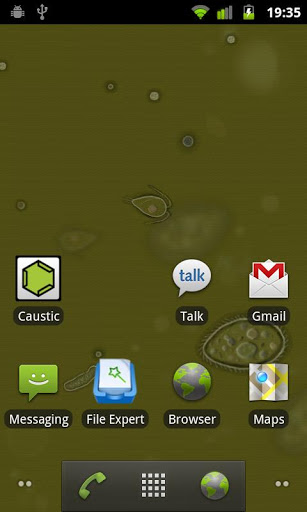 La captura de pantalla Células de agua para celular y tableta.
