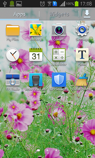 La captura de pantalla Flores dulces para celular y tableta.