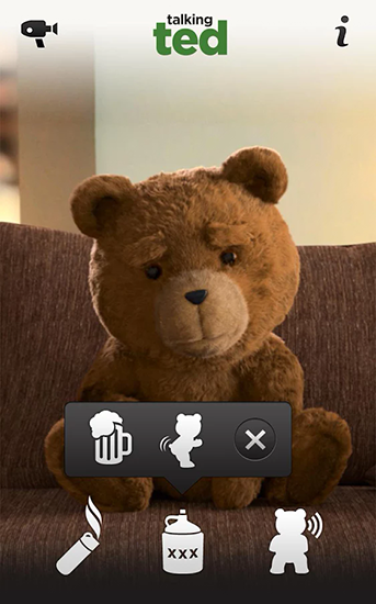 La captura de pantalla Ted hablador para celular y tableta.