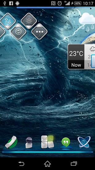 La captura de pantalla Tornado 3D HD para celular y tableta.