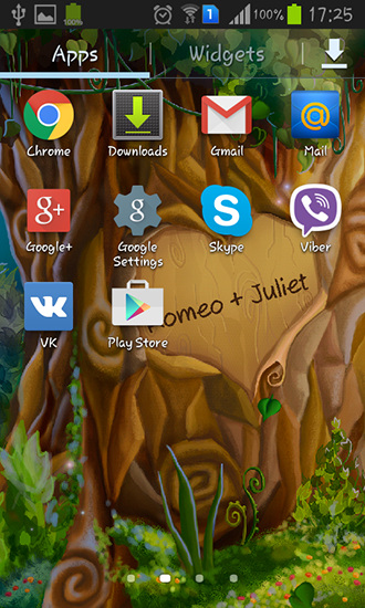 La captura de pantalla Árbol del amor para celular y tableta.
