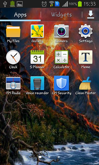 La captura de pantalla Volcán  para celular y tableta.
