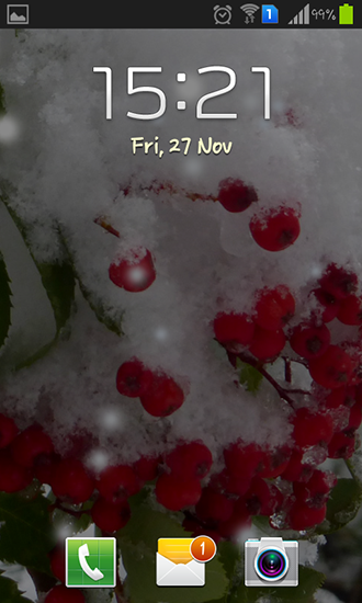La captura de pantalla Baya de invierno  para celular y tableta.