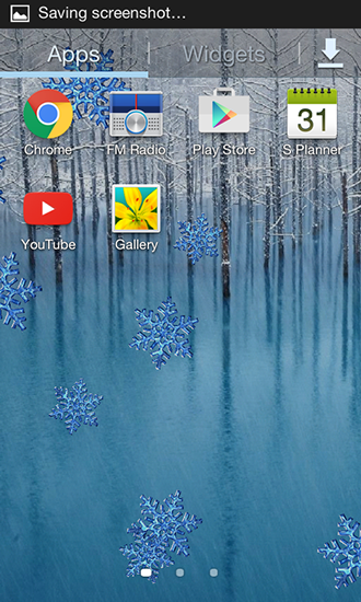 La captura de pantalla Invierno  para celular y tableta.