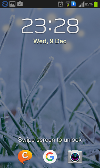 La captura de pantalla Hierba del invierno para celular y tableta.