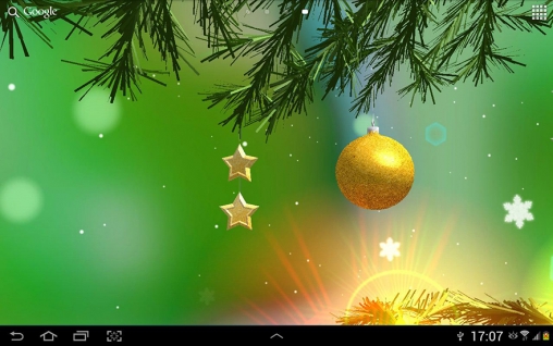 La captura de pantalla Navidad 3D para celular y tableta.