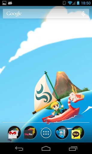 La captura de pantalla Zelda: Palo de viento para celular y tableta.