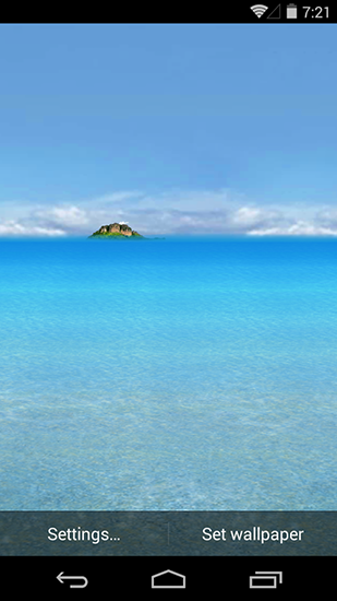 Mar azul 3D