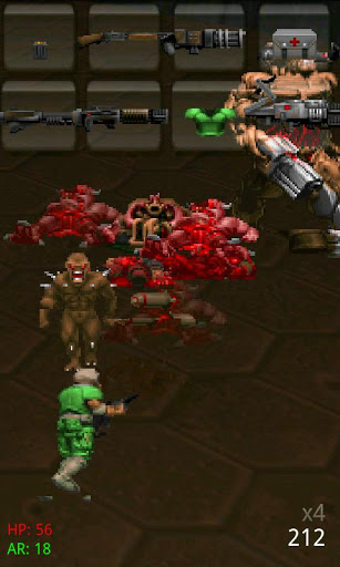 La captura de pantalla Doom para celular y tableta.