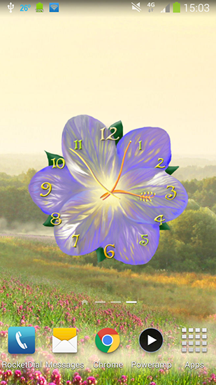 Relojes de flores 