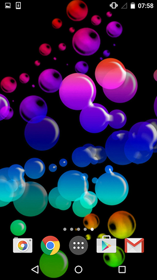 Burbujas de neón