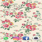 Además de los fondos de pantalla animados para Android Puente de sakura, descarga la apk gratis de los salvapantallas Floral.