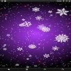 Además de los fondos de pantalla animados para Android Flores , descarga la apk gratis de los salvapantallas Copos de nieve  .