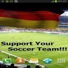 Además de los fondos de pantalla animados para Android Fresa , descarga la apk gratis de los salvapantallas Bandera de Alemania 3D.