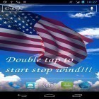 Además de los fondos de pantalla animados para Android Mi playa HD, descarga la apk gratis de los salvapantallas Bandera de EEUU 3D.