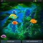 Además de los fondos de pantalla animados para Android Flores del bosque , descarga la apk gratis de los salvapantallas Acuario 3D.