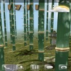 Además de los fondos de pantalla animados para Android Altavoz de la pantalla, descarga la apk gratis de los salvapantallas Arboleda de bambú 3D.