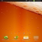 Además de los fondos de pantalla animados para Android Ventisca, descarga la apk gratis de los salvapantallas Cerveza y el nivel de la batería.