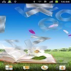 Además de los fondos de pantalla animados para Android Toque Xperia Z. Vuelo , descarga la apk gratis de los salvapantallas Libros.