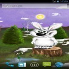Además de los fondos de pantalla animados para Android Ciudad de papel, descarga la apk gratis de los salvapantallas Conejo .