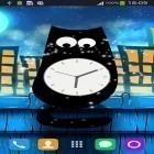 Además de los fondos de pantalla animados para Android  Globo de aire caliente 3D, descarga la apk gratis de los salvapantallas Reloj-gato .