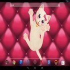 Además de los fondos de pantalla animados para Android Chimenea romántica , descarga la apk gratis de los salvapantallas Gatito HD.