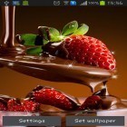 Además de los fondos de pantalla animados para Android Cosmos   , descarga la apk gratis de los salvapantallas Chocolate.