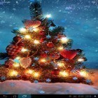 Además de los fondos de pantalla animados para Android Frambuesa, descarga la apk gratis de los salvapantallas Copos de nieve de Navidad.