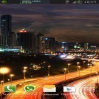 Además de los fondos de pantalla animados para Android , descarga la apk gratis de los salvapantallas Ciudad nocturna.