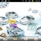 Además de los fondos de pantalla animados para Android Ventana empañada, descarga la apk gratis de los salvapantallas Diamantes .