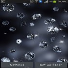 Además de los fondos de pantalla animados para Android Océano, descarga la apk gratis de los salvapantallas Diamantes.