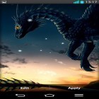 Además de los fondos de pantalla animados para Android Puesta de sol, descarga la apk gratis de los salvapantallas Dragón.