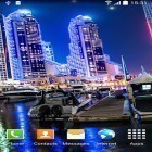 Descarga Dubai nocturno para Android, así como otros fondos gratis de pantalla en movimiento para LG C105.