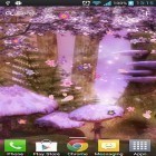 Además de los fondos de pantalla animados para Android Montañas de invierno , descarga la apk gratis de los salvapantallas Fantasía del sakura .