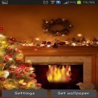 Además de los fondos de pantalla animados para Android Invierno hermoso, descarga la apk gratis de los salvapantallas Chimenea de Año Nuevo 2015.