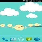 Además de los fondos de pantalla animados para Android Corazones enamorados , descarga la apk gratis de los salvapantallas Pájaro que no vuela.