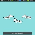 Además de los fondos de pantalla animados para Android Aquario, descarga la apk gratis de los salvapantallas Cebra divertida.