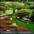 Además de los fondos de pantalla animados para Android Relojes de arco iris , descarga la apk gratis de los salvapantallas Jardín .