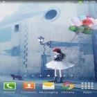 Descarga Chica y el día lluvioso para Android, así como otros fondos gratis de pantalla en movimiento para LG Optimus L3 E400.