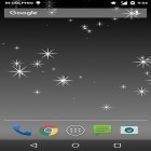 Además de los fondos de pantalla animados para Android Agua real, descarga la apk gratis de los salvapantallas Estrellas parpadeantes .