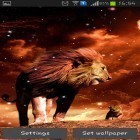 Además de los fondos de pantalla animados para Android Diente de león, descarga la apk gratis de los salvapantallas León .