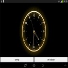 Además de los fondos de pantalla animados para Android Corazones de diamantes, descarga la apk gratis de los salvapantallas Relojes en vivo.